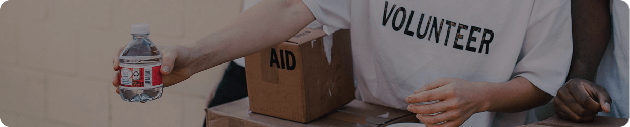 La charité en action